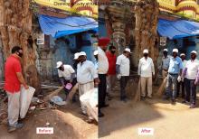 Cleaning activity at krishna ghat on 25.03.2019 image 